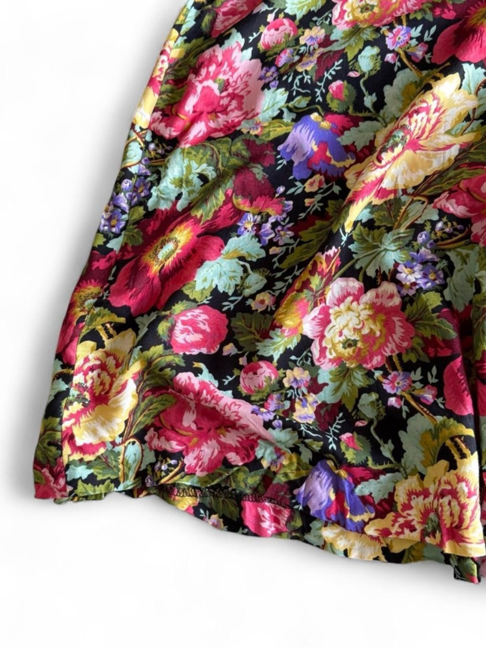 Vintage Ivy Impressions floral maxi dress - 90s whimsigoth cottagecore dress - Picture 2 of 7